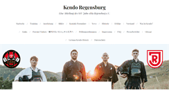 Desktop Screenshot of kendo-regensburg.de